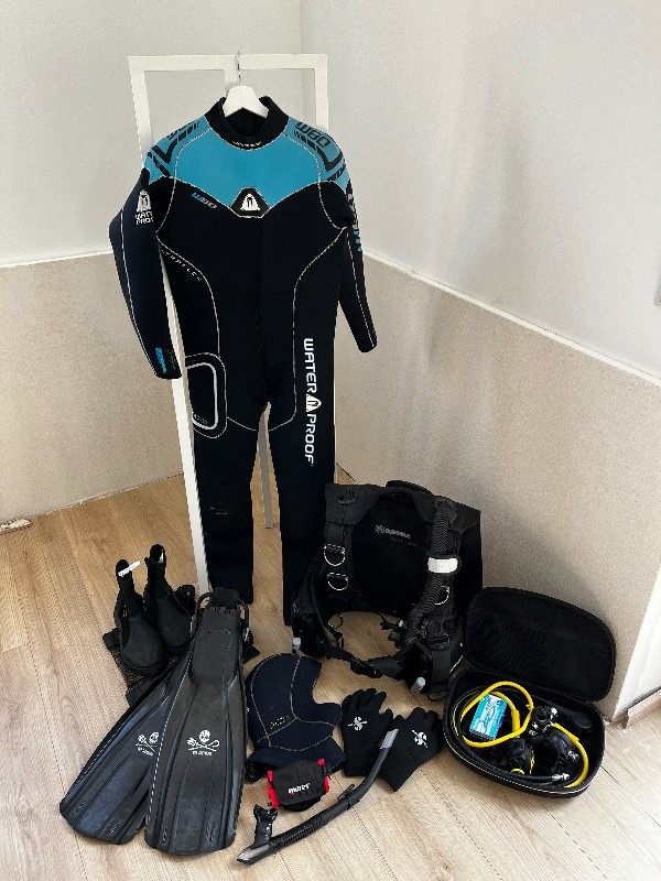 Dive Gear Complete diving equipment, men