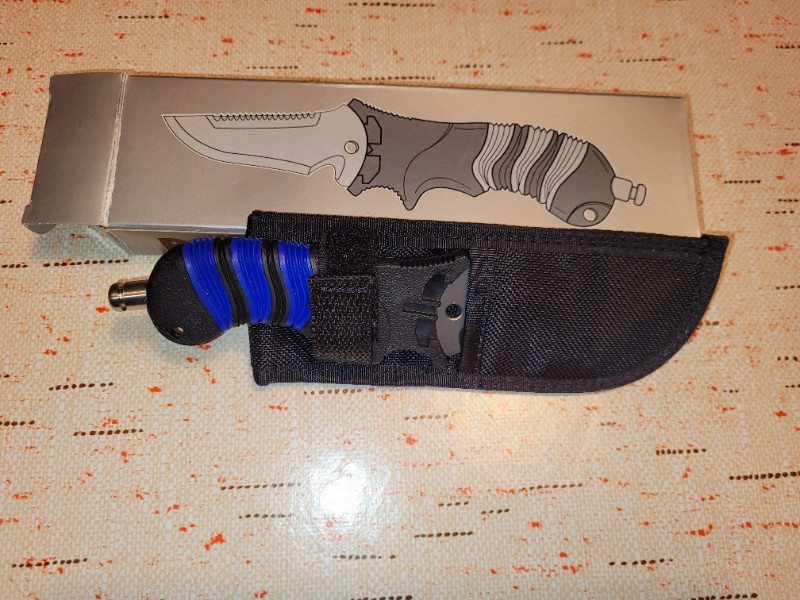 Dive Gear Diving Knife Jacket Knife Titanium new in original packaging