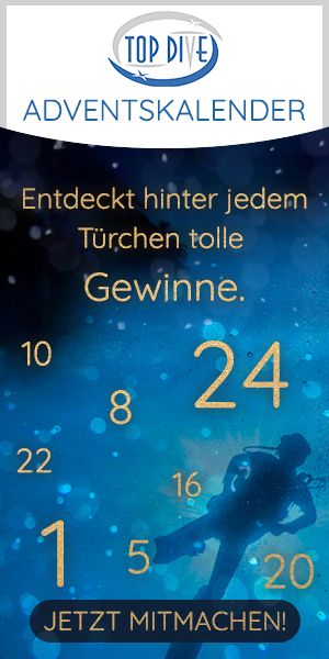 Miscellaneous Advent calendar for divers with prizes totalling approx. 5,000,- € - participation free of charge