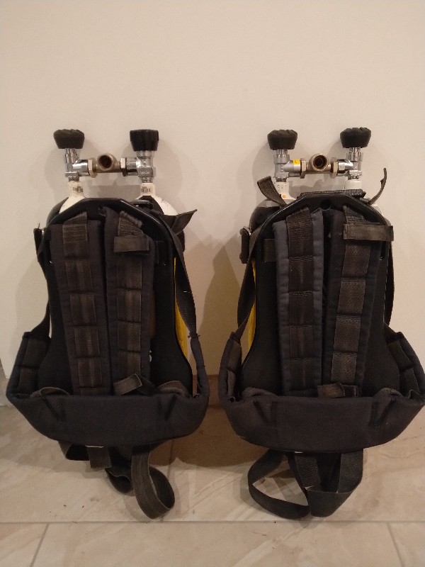 Tanks/Weight Dual Unit 2x4lit Scuba Tanks Four Liters Scuba Tank