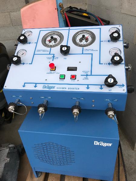 Dive Compressor High-pressure transfer pump Dräger Oxygen Booster DOB 200 Year of construction 2009