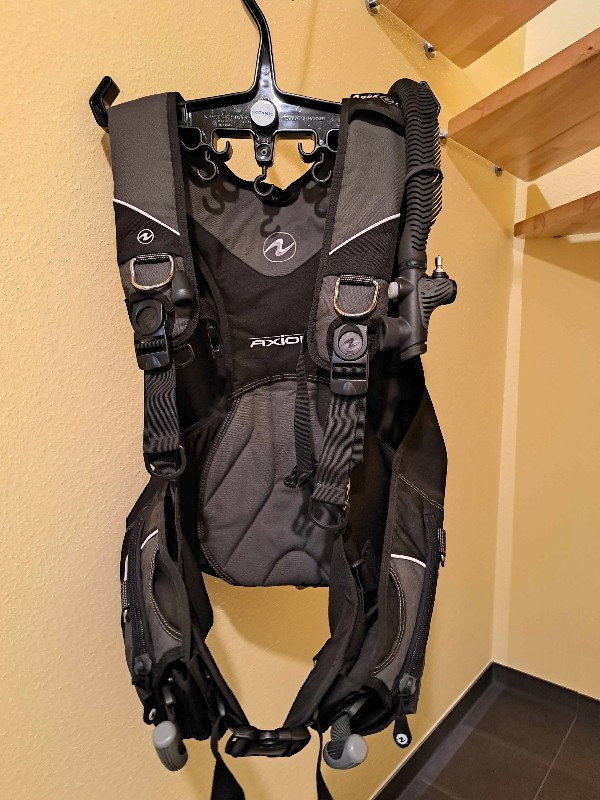 Tarierjacket Tarierweste Aqualung Axiom Größe XL mit Bleitaschen