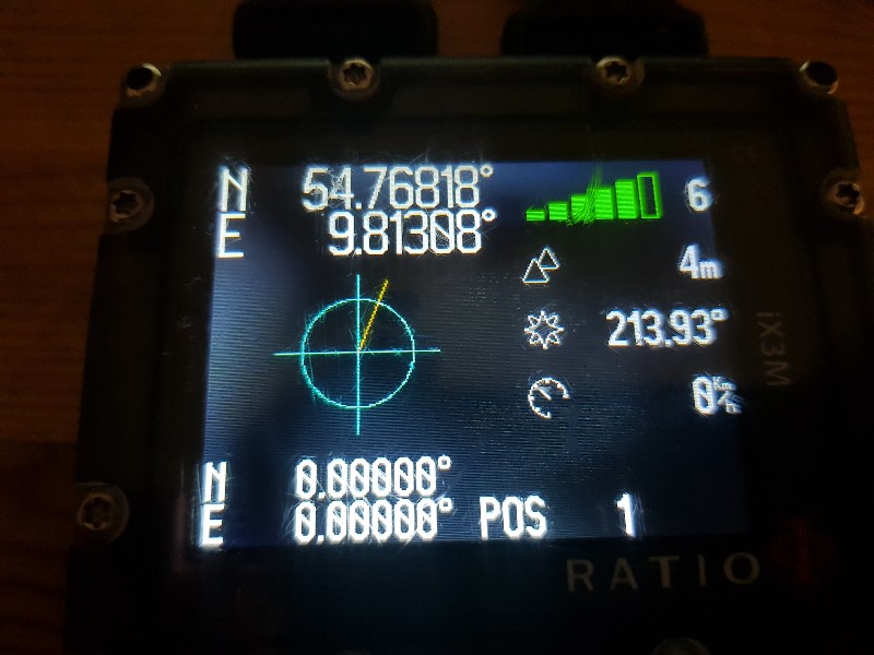 Tauchcomputer/Uhr Trimix Tauchcomputer ix3M mit GPS Kompass CCR Modus Akku aufladbar
