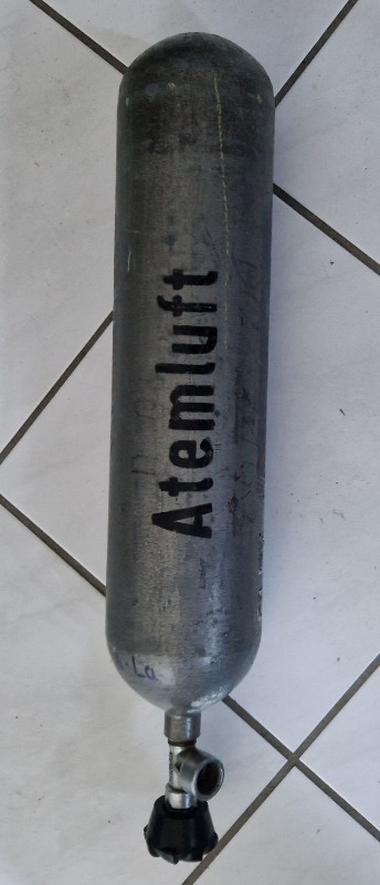 Tanks/Weight 4 liters 200 bar steel cylinder without TÜV