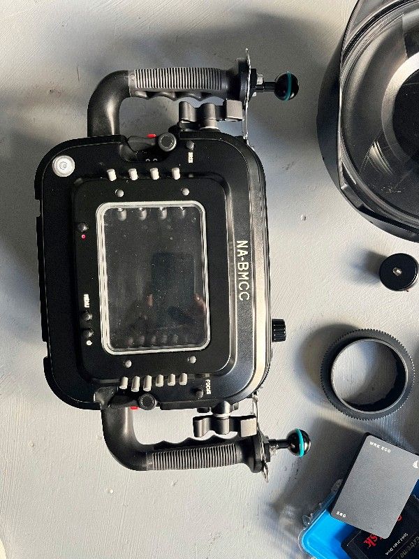 Photo/Video Underwater housing Nauticam NA-BMCC - INCLUDING CAMERA Black Magic Production (housing also fits BM Cinema)