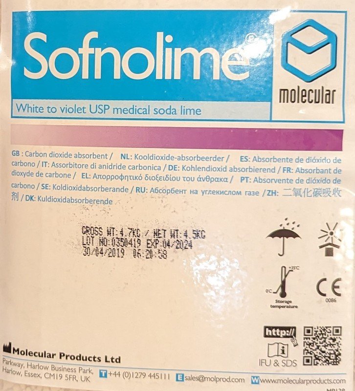Tauchausrüstung Sofnolime CD 4 Kanister