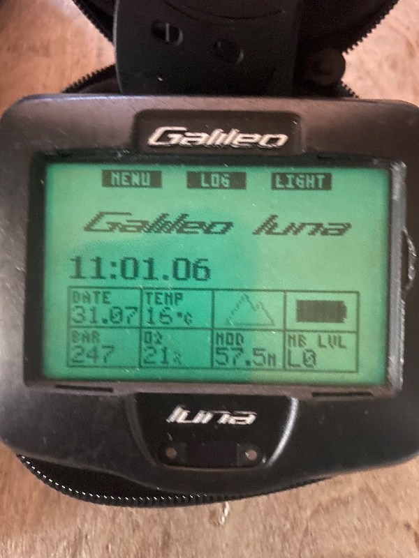 Dive Computer/Watch Scubapro / Uwatec Galileo Luna with transmitter