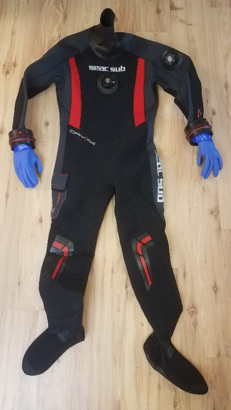 Tauchanzug SEAC SUB DRY SUIT PLUS, 5,5mm, Grösse XL, guter Zustand