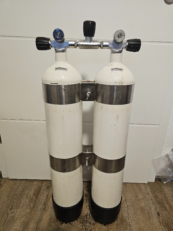 Tauchflasche/Blei Doppelgerät 8,5l/ Tauchflasche 